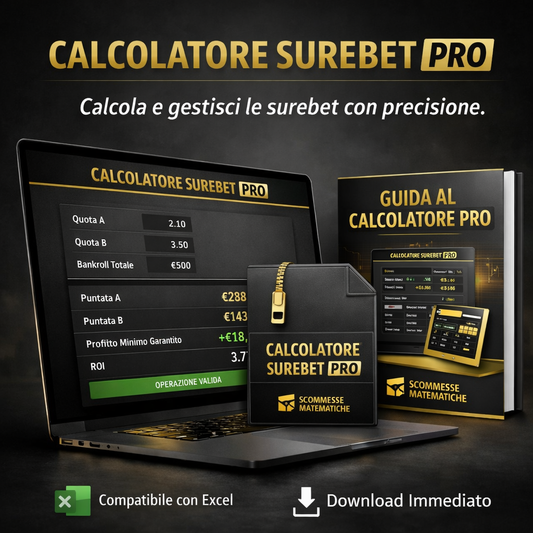Calcolatore Surebet PRO – Metodo Operativo
